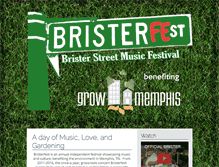 Tablet Screenshot of bristerfest.com